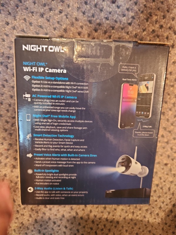 Night Owl Wi-Fi IP 4K HD Indoor/Outdoor Dual Spotlight Camera with 2-Way Audio gallery