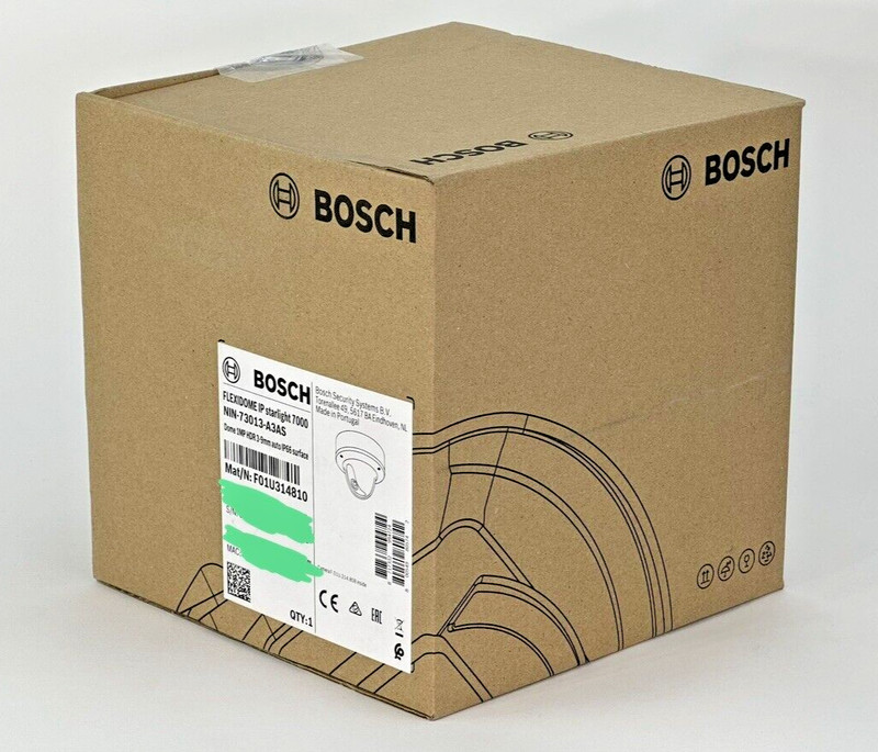 Lot of 4 Bosch NIN-73013-A3AS IP 7000 VR 1MP HDR 3-9mm auto IP66 Starlight Dome gallery