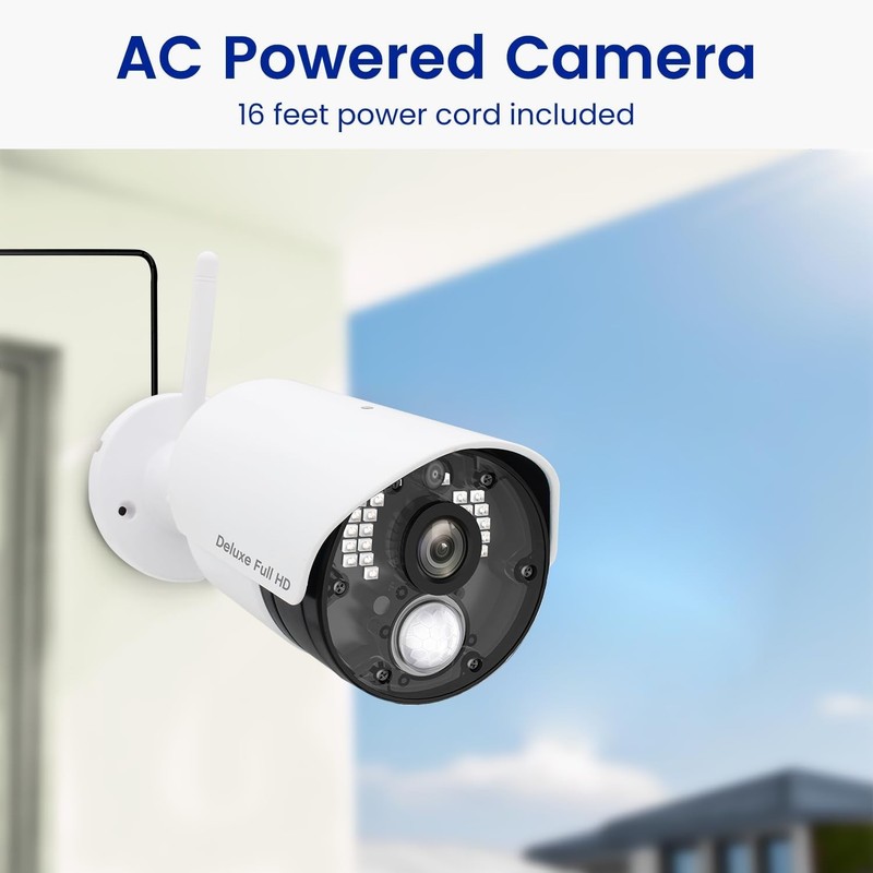 Deluxe Wireless 2-Camera Security System - 7 inch Touchscreen with Night Vision gallery
