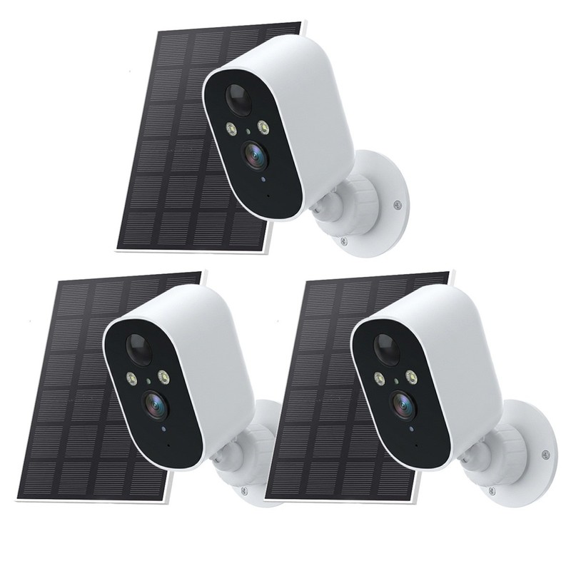 Solar Battery Camera Outdoor Wireless WiFi IP Solar Powered Home Security CCTV