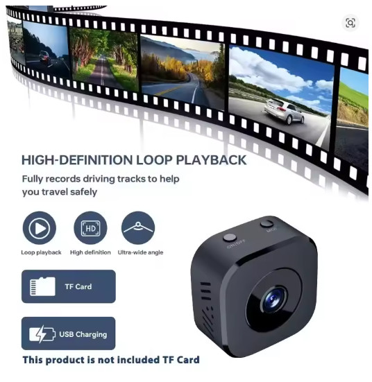 4K WiFi Mini Security Camera HD Indoor Surveillance Camera Two-Way Audio Night gallery