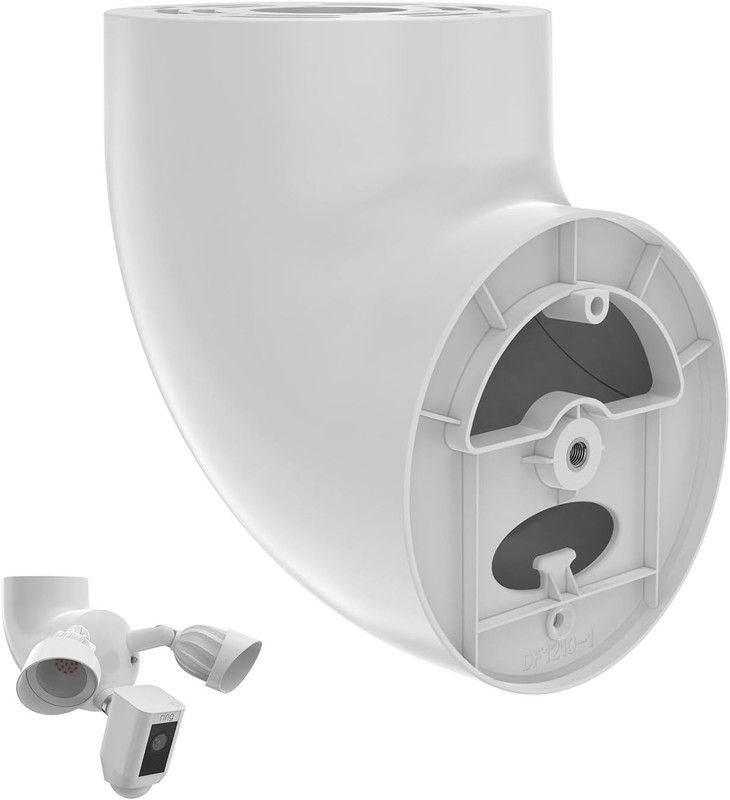 Eave Mount Bracket Ring Floodlight Cam Wired Plus/Pro Blink Wyze White Kit