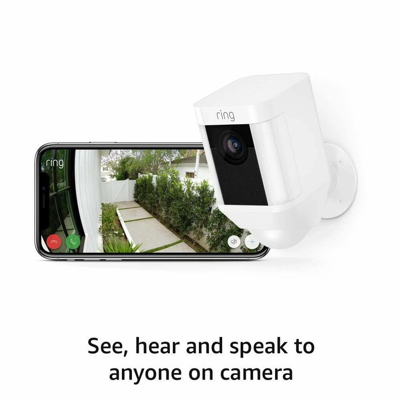 Ring Spotlight Cam Pro, *Plug In* Two-Way Talk, Color Night Vision and Siren gallery