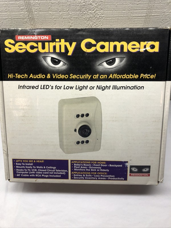 Remington Security Camera Hi-Tech Audio & Video Security Indoor/Outdoor Camera