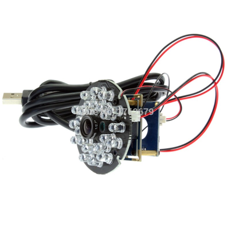 HD 5MP Night Vision UVC USB Camera Module w/ 3.6mm Lens CMOS OV5640 Web Camera