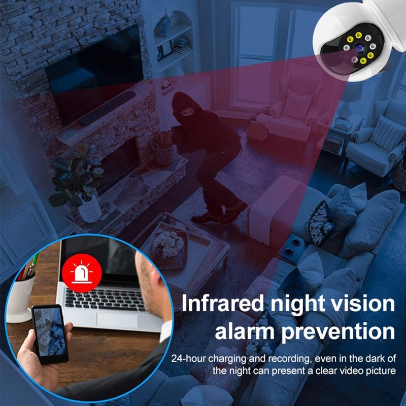 1080P Smart WiFi Camera System Wireless Monitor Camera 350° Rotatable GUVE gallery