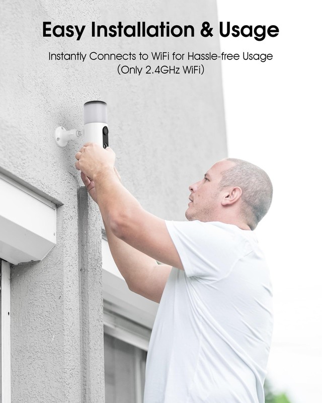 Solar Security Cameras Wireless Outdoor with Light gallery