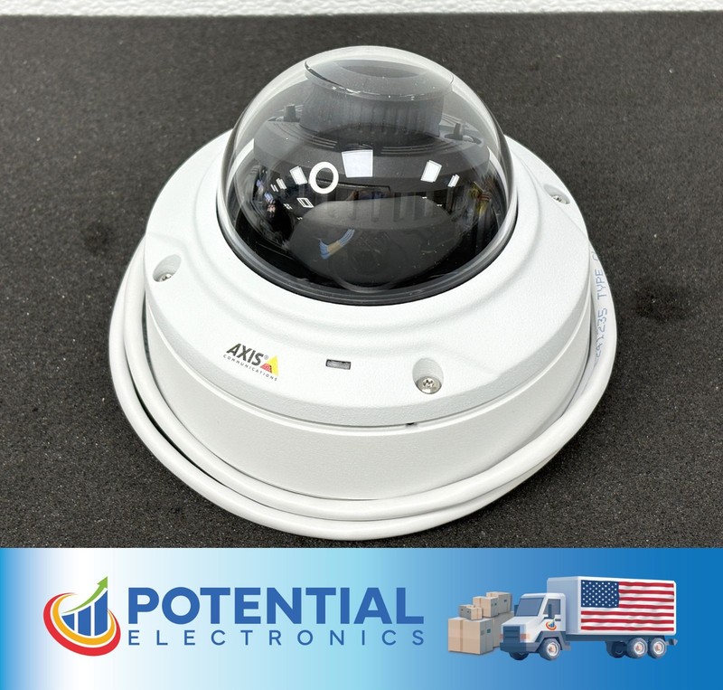 PRE OWNED | Axis M3024-LVE Indoor/Outdoor IR Dome Security Camera – White