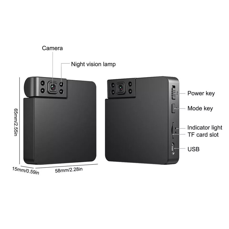180° Rotating HD WiFi Camera with Night Vision & Remote Access gallery