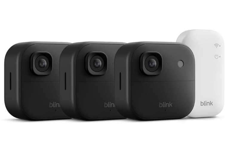 Blink Outdoor 2K+ Wireless Smart Security Cameras - 3 Pack Black - Brand New gallery
