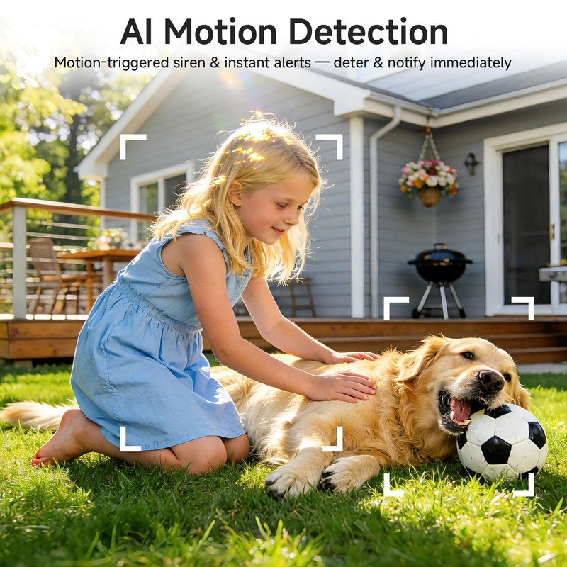 Noorio B310 Wireless Outdoor Security Camera with 600lm Spotlight, 12600mAh B... gallery