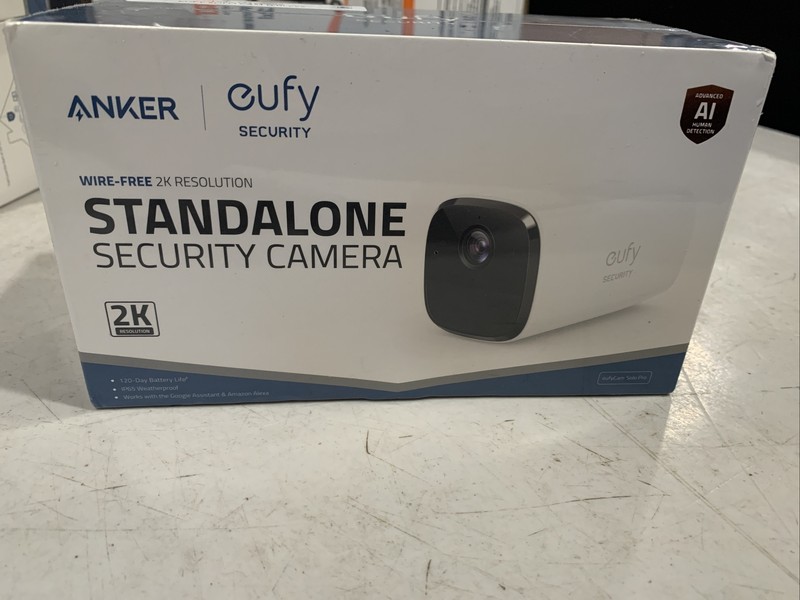 eufy Security 2K Wireless Outdoor Surveillance Camera, IP65, AI Detection