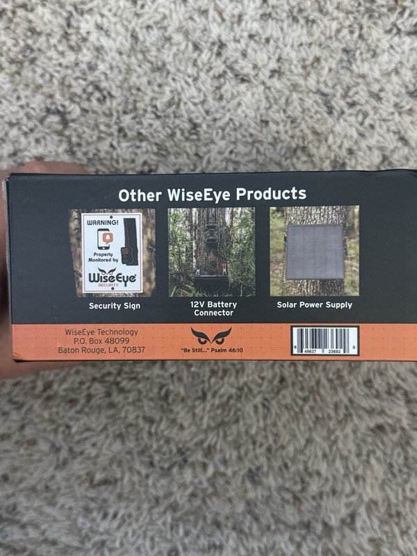 WiseEye Security Box Steel Camera Lock Box Black, Theft/Animal Deterrent gallery