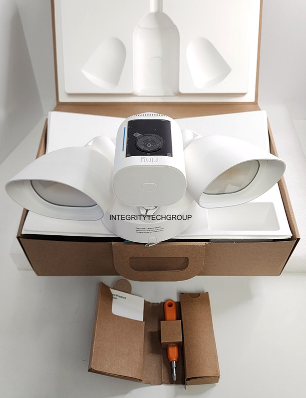 Ring Floodlight Cam Pro 2K Ring Vision 2 LED Lights Wi-Fi 3D Motion NEW $229 gallery
