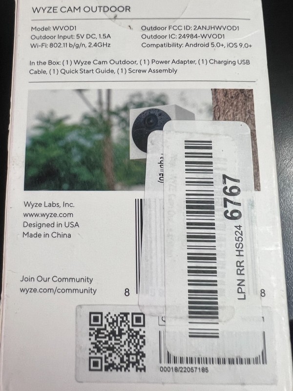 Wyze Wireless Expansion Camera Indoor/Outdoor Security Add-On Camera 7158/5158 gallery