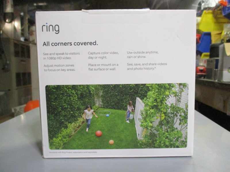 Ring Stick Up Cam Plug-In - Indoor/Outdoor Smart Security Wifi Video Black gallery