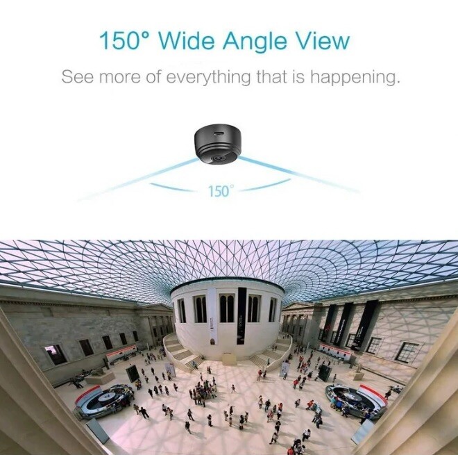 Camera Wireless CCTV with Audio and Video, WiFi Mobile Connection, Night Vision gallery