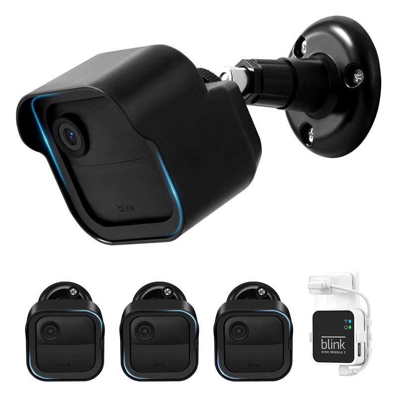 Blink Outdoor Camera Surveillance Mount(4th & 3rd Gen),3 Pack Weatherproof Prote