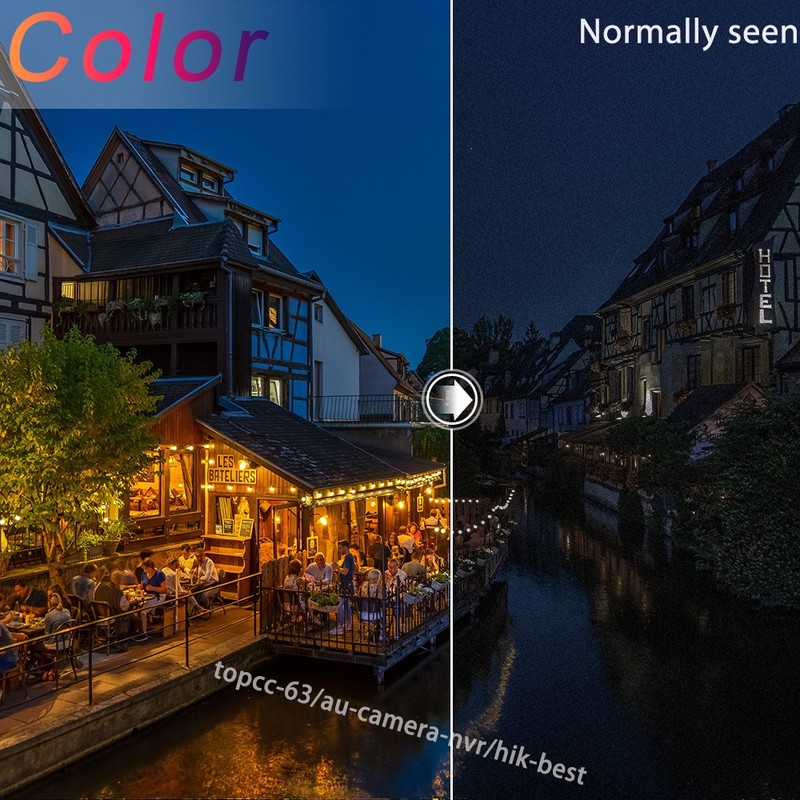 Vikylin Full Color 8MP 4K POE IP Camera Bullet 24/7 Color Night Vision MIC IP66 gallery