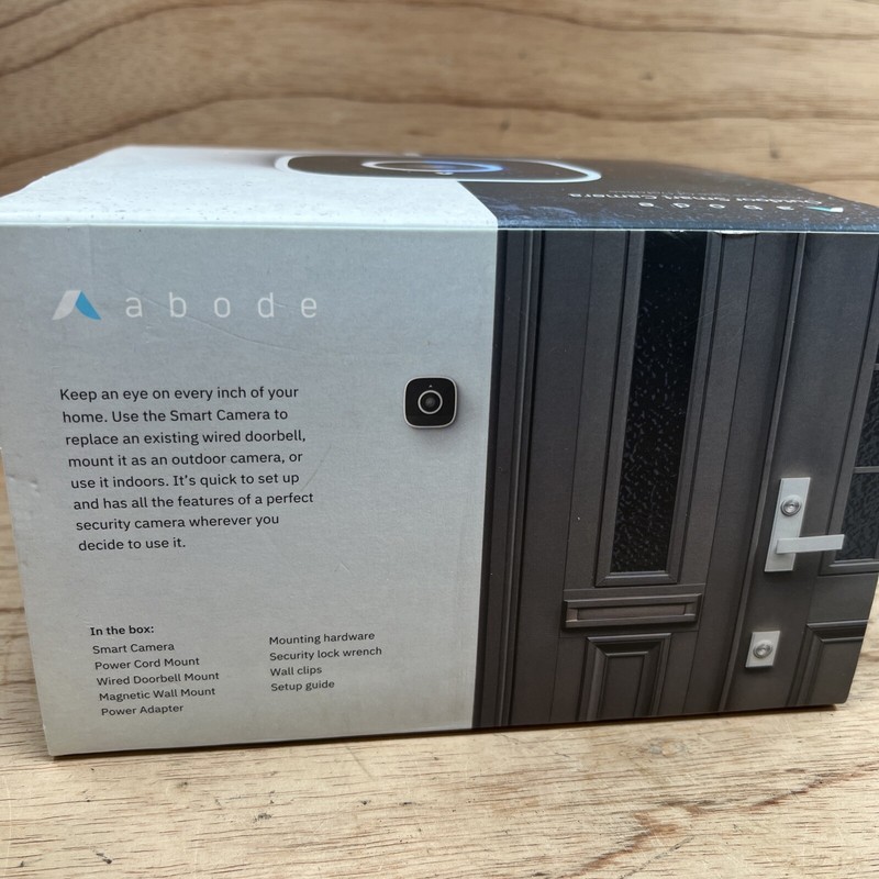 Abode Camera / Doorbell Plug-in Indoor/Outdoor WiFi-Connected Security Camera gallery