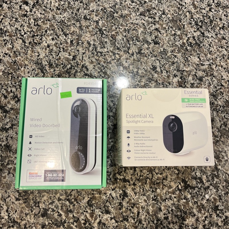 Arlo Essential XL 1080p VMC2032-100NAS + Arlo Wired Doorbell AVD1001-1CCNAS