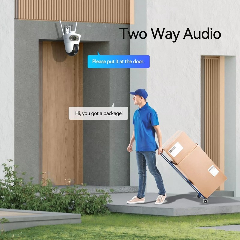 4MP Home Security PTZ WIFI Camera Outdoor IP66 Waterproof Motion Detection gallery