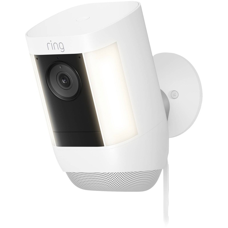8SC1S9-WEU2 Spotlight Cam Pro Plug-In Ring White Wi-Fi CCTV 1080p HDR