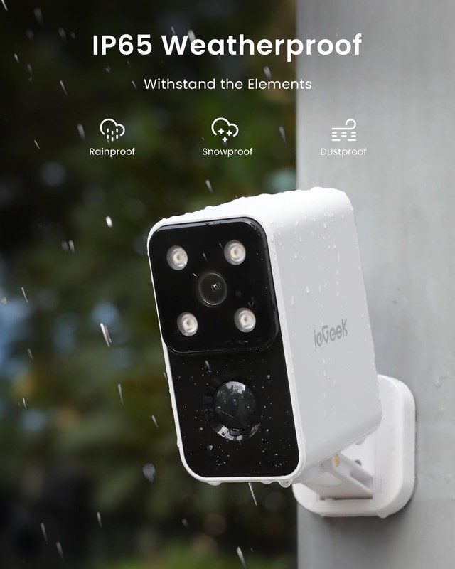 Security Cameras Wireless Outdoor Pan 180 2K Color Night Vision Battery gallery