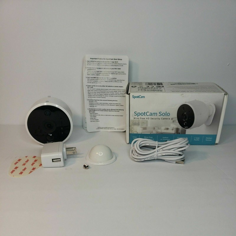 Spotcam Solo Indoor/Outdoor 720p Wire Free Security Camera
