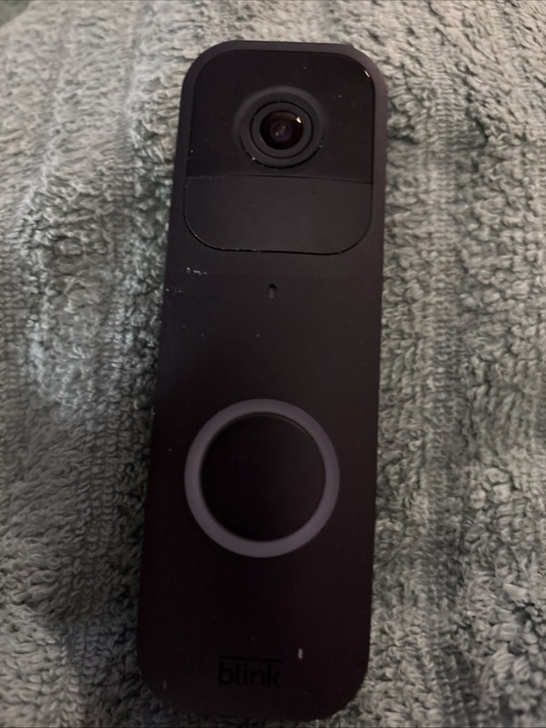 Blink Smart Wi-Fi Video Doorbell Wired/Battery with 2 Way Audio with Alexa Black