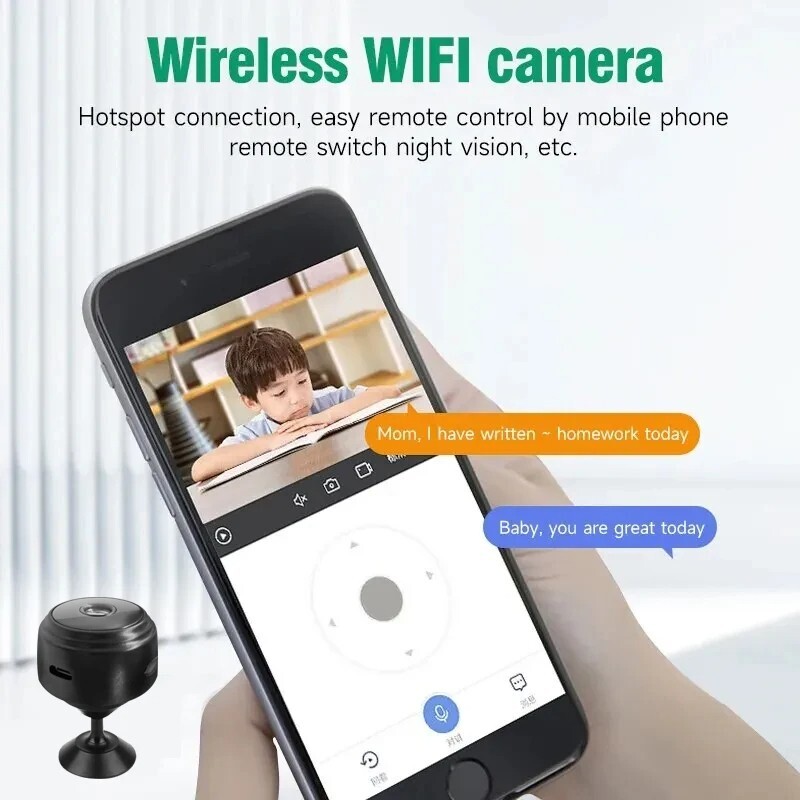 A9 WiFi Mini Camera Wireless Video Recorder Security Protection Smart Monitoring gallery