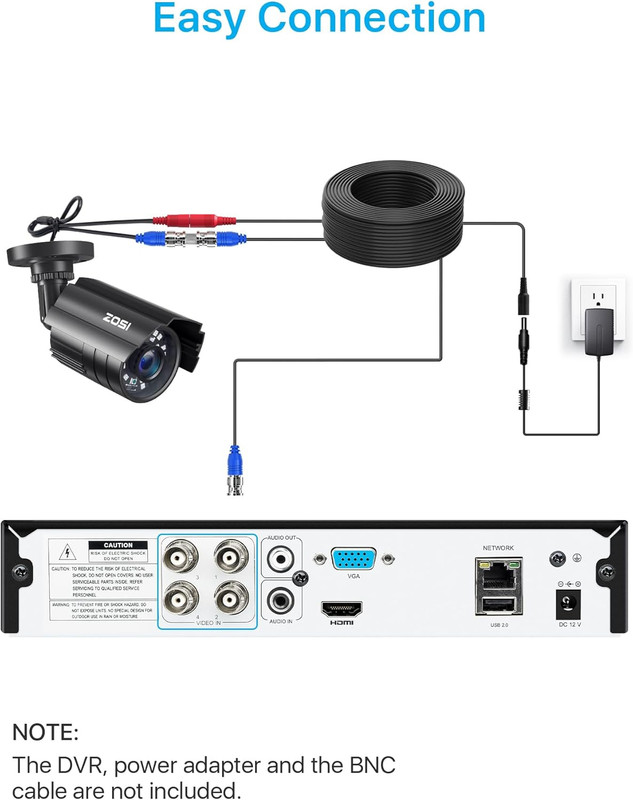 1080P HD TVI Security Camera for Home Office Surveillance CCTV System, 2MP Outdo gallery