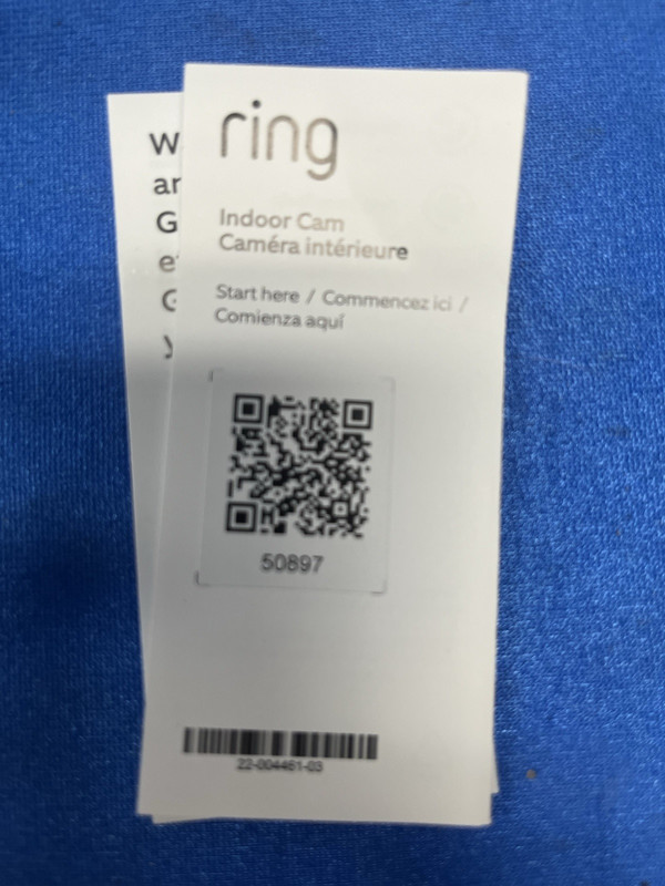 Ring Indoor Cam 2nd Gen Wi-Fi 1080p Smart Security Camera White New Open Box gallery