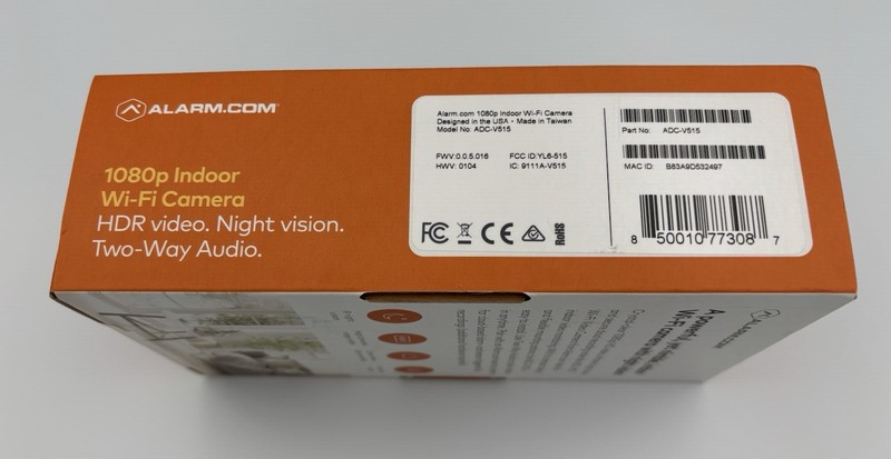 Alarm.com ADC-V515 1080P Indoor Wi-Fi Camera HDR 2-Way Audio - Sealed gallery