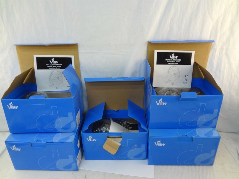 5x View Model MD4CN22H4V9 Standard Resolution 480TVL Indoor Dome Cameras
