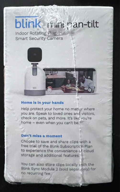 Blink Mini Pan-Tilt Camera - 2 Black, 3 White, Brand New and Sealed gallery
