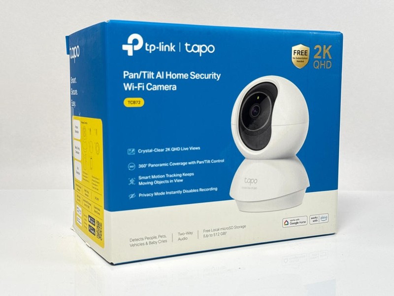 Tapo TCB72 Indoor Pan Tilt Security Camera WiFi Night Vision