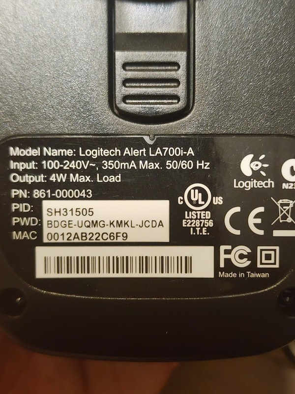 Logitech Alert LA700i-A Indoor Add-on w/Security Camera 700n & 2GB Micro SD Card gallery