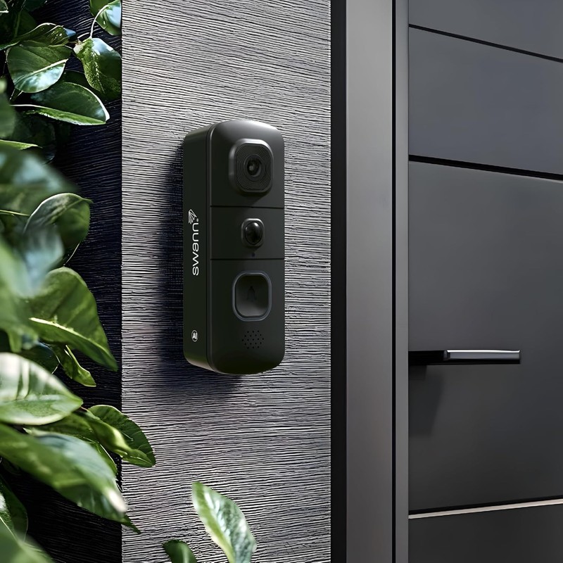 Swann EVO Wireless Video Doorbell Black gallery