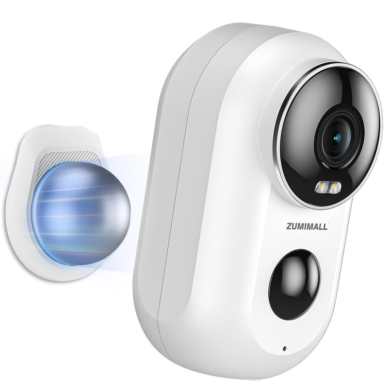 Security Cameras Wireless Outdoor with Magnetic Mount, No-Drill Installation,…