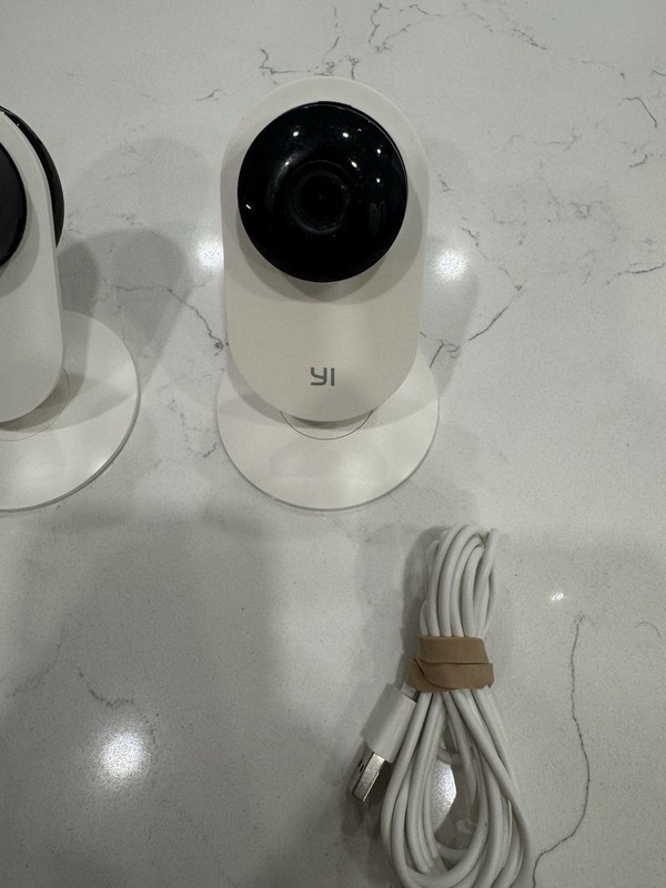 Pair of YI YHS-113-IR Home Black Security Cameras, 2.4Ghz Indoor Cameras gallery