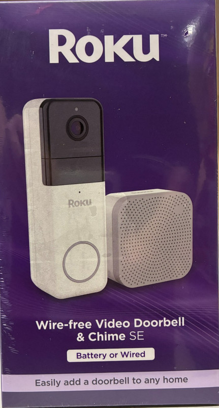 Roku – DB10005 – Wire-Free Video Doorbell & Chime