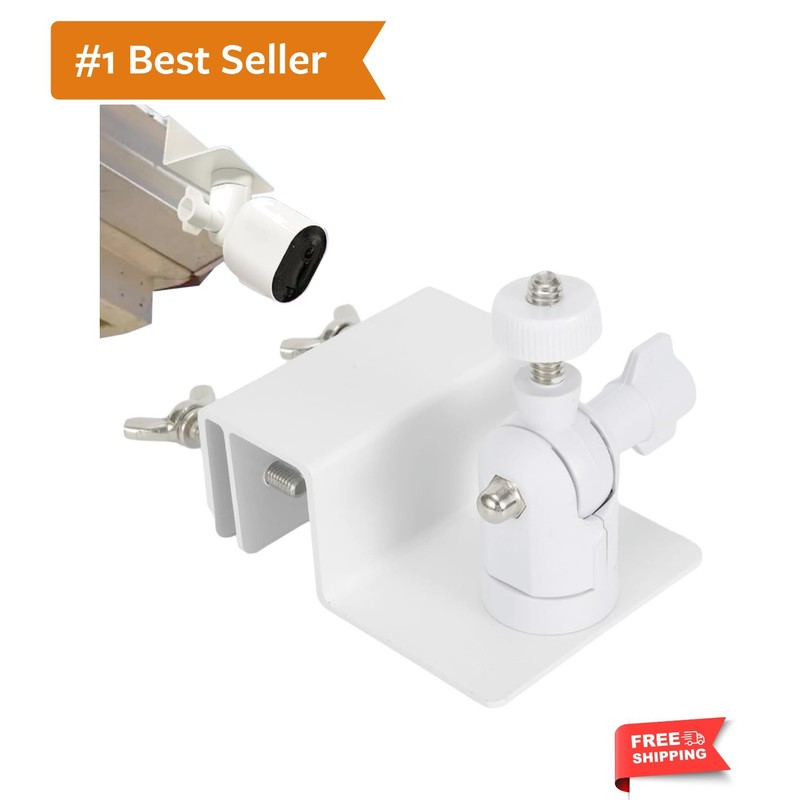 Gutter Mount for Solar Panel and Outdoor Security Camera Compatible with Ring…