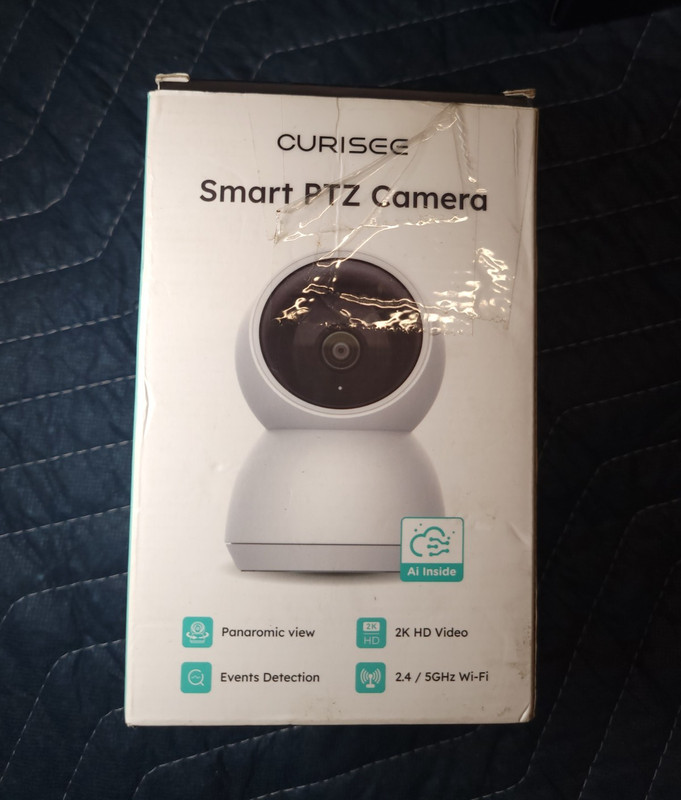 CURISEE CRB110 2K Wi-Fi Indoor PTZ IP Camera VicoHome Night Vision 2-Way