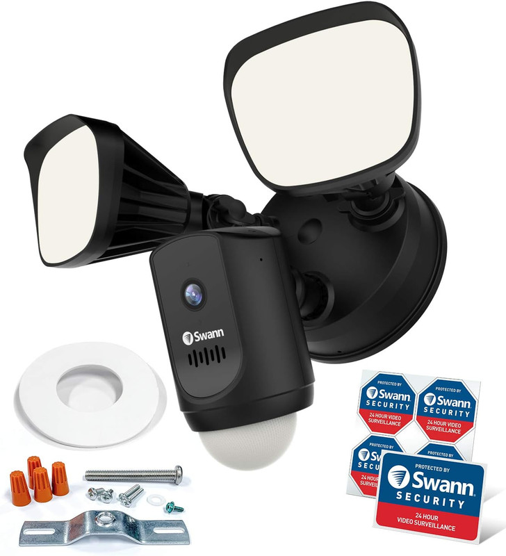 1080P Waterproof Motion Floodlight Camera with Night Vision & 2-Way Talk gallery