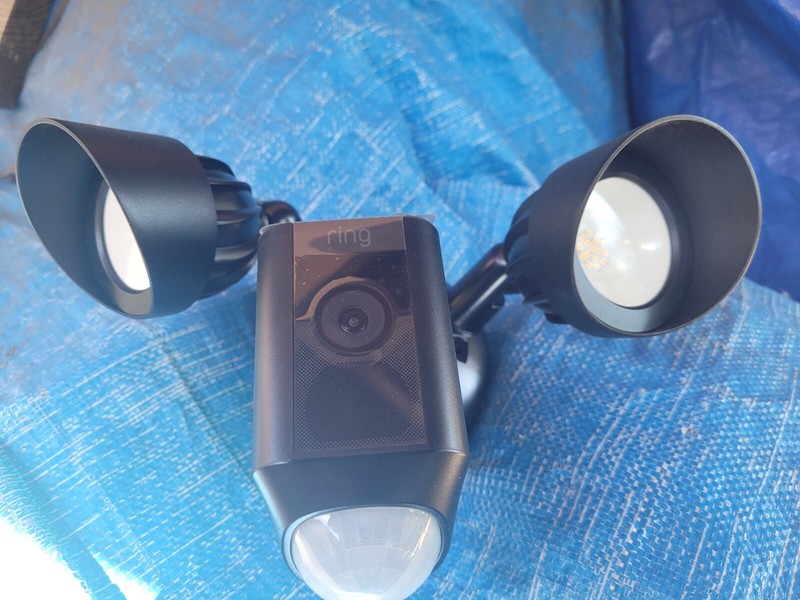 Ring Floodlight Cam Wired Plus Model 5AT3T2 Black