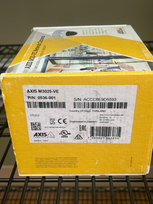AXIS M3025-VE Network Camera (0536-001) | Open Box gallery