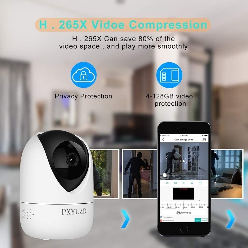 PXYLZD Security Camera WiFi, 3MP 2K HD Wireless Home Camera NEW gallery