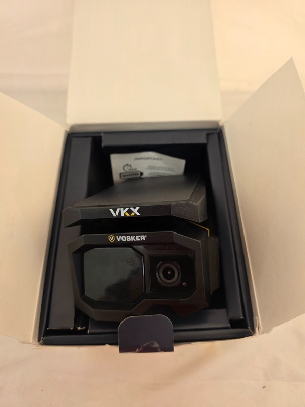 Vosker VKX Off-Grid Security Camera 4G-LTE Cellular Solar Powered 1080p HD Black