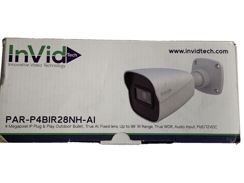 InVid PAR-P4BIR28NH-AI 4MP Outdoor Bullet Security Camera – Crystal Clear 1440p gallery